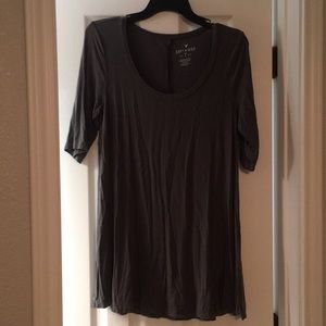 grey cute casual t-shirt